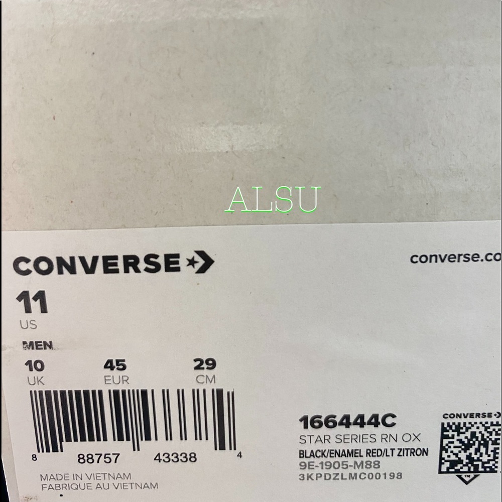 💖MEGA SALE💖Converse Men's Casual Sneakers Star Series Run Low Canvas 166444C - Picture 12 of 12
